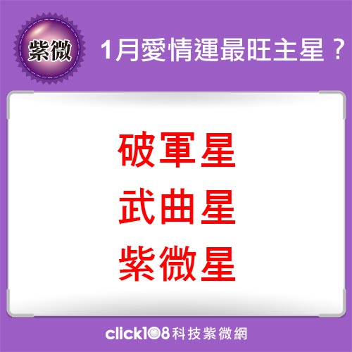 新年桃花何時降臨？紫微1月愛情運揭曉！