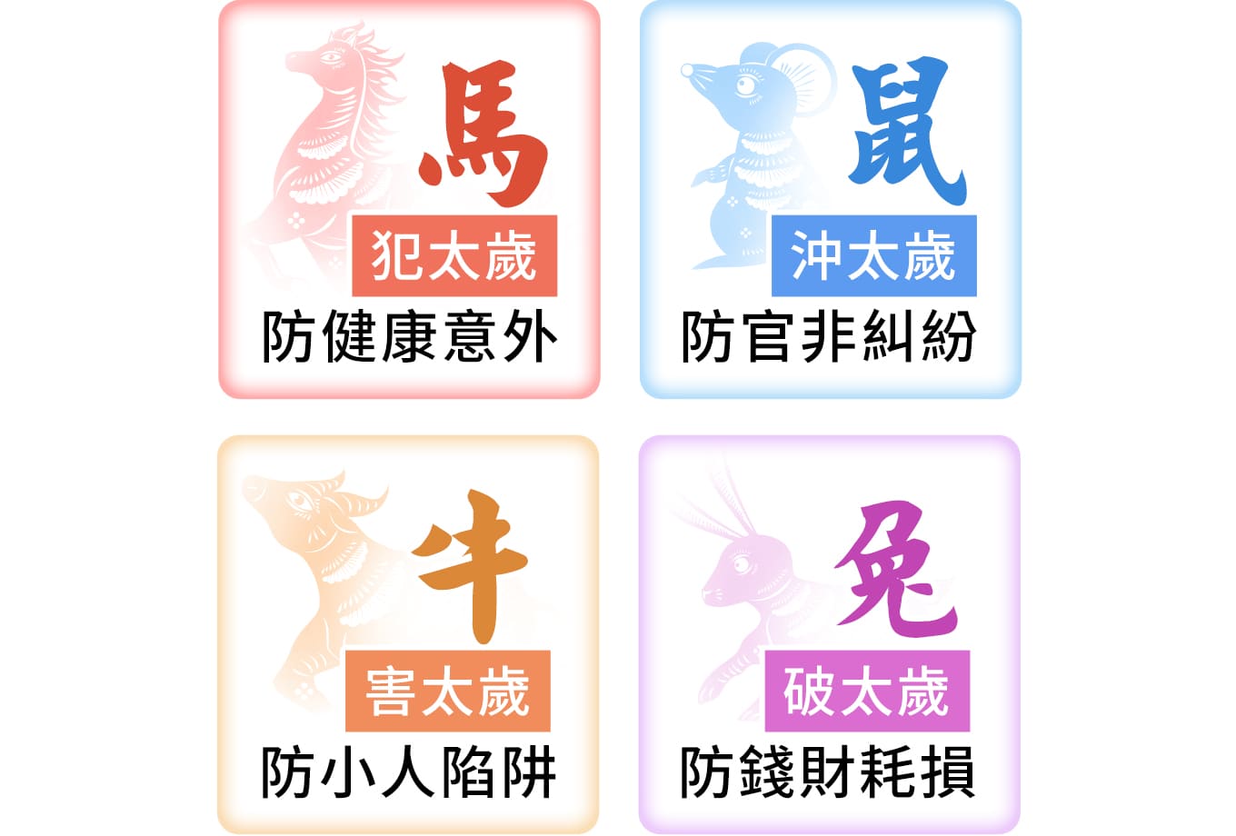 2026流年，馬年犯太歲，蛇豬虎猴兔注意意外衝動與破財陷阱