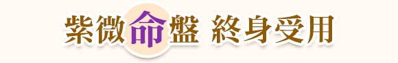 紫微命盤 終身受用