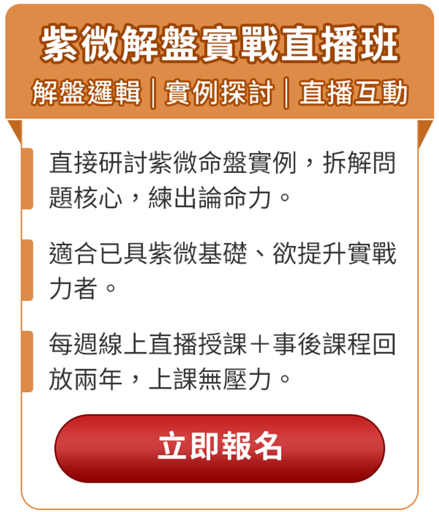 紫微解盤實戰直播班