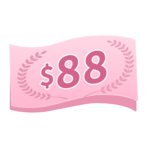 恭喜獲得算命金88元